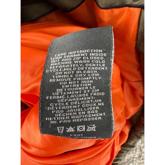 Vince Camuto Size L Quilted Outdoor Snap Button Jacket Long Sleeve Pocket Lined - Picture 9 of 10